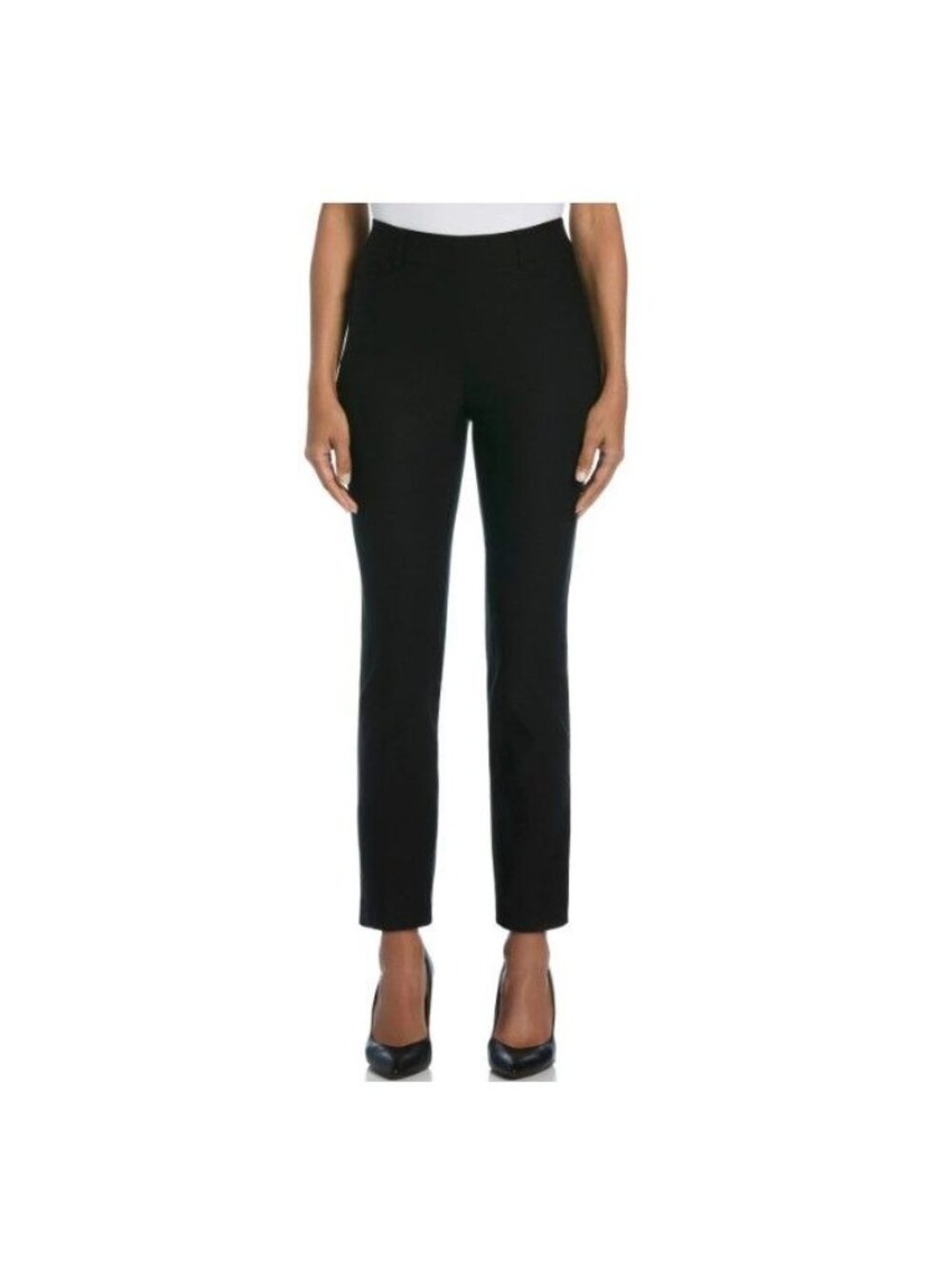 Rafaella Women's Pants 18 Pull-On Stretch Pant Black Size 18